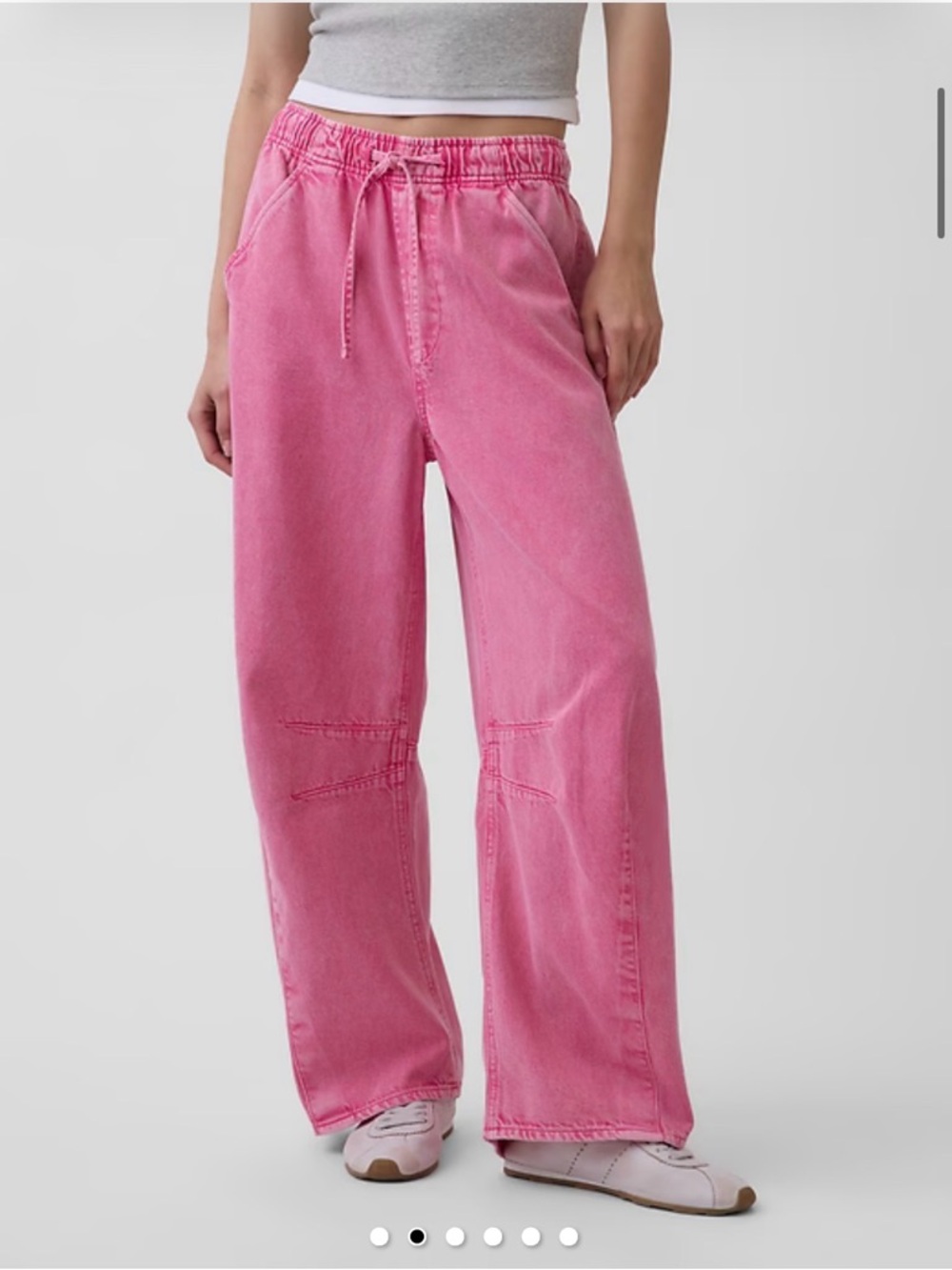 GAP UltraSoft Pink Horseshoe Jeans